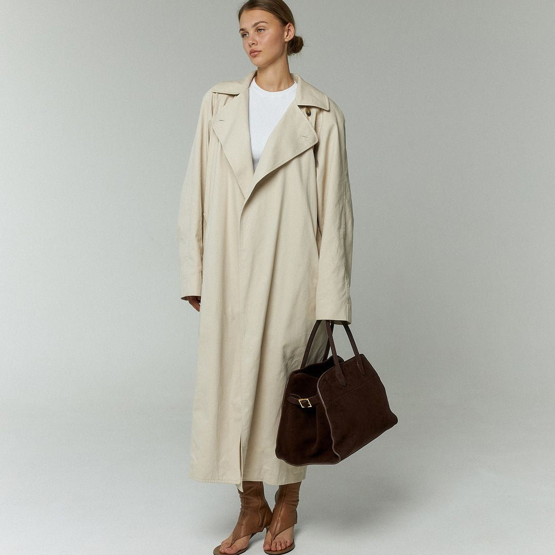 Damen Shopper Vegan Wildleder