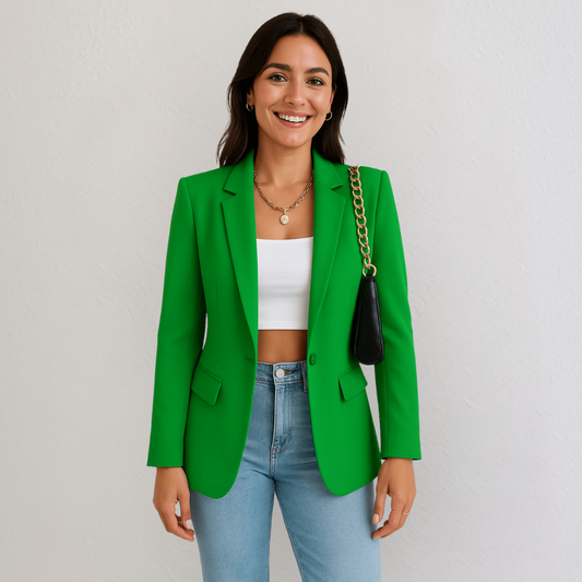 Damen Blazer tailliert mit Revers