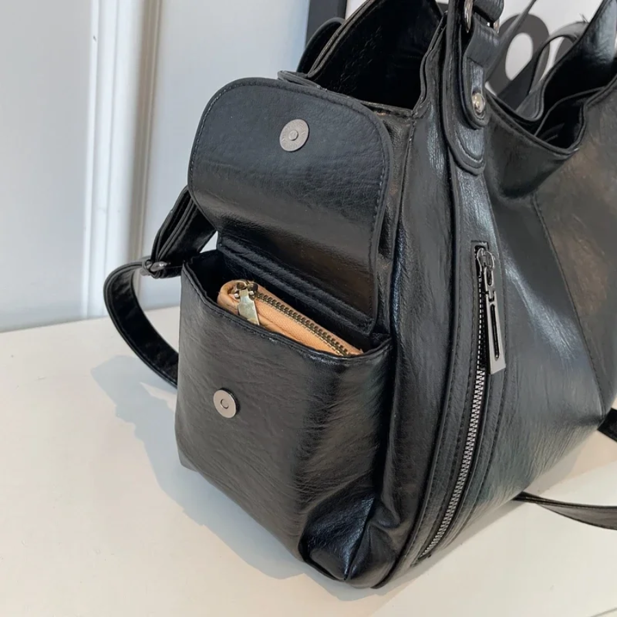Umhängetasche Damen Vegan Leder Crossbody