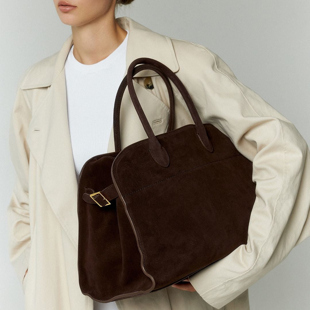 Damen Shopper Vegan Wildleder