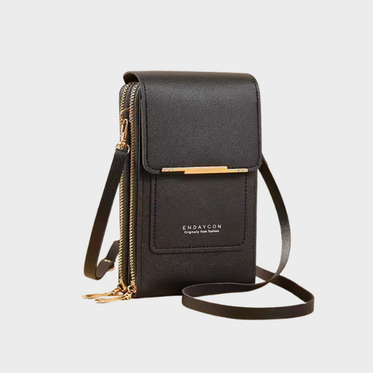 Anti-Diebstahl-Umhängetasche für Damen mit Handyfach