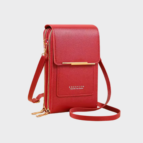 Anti-Diebstahl-Umhängetasche für Damen mit Handyfach