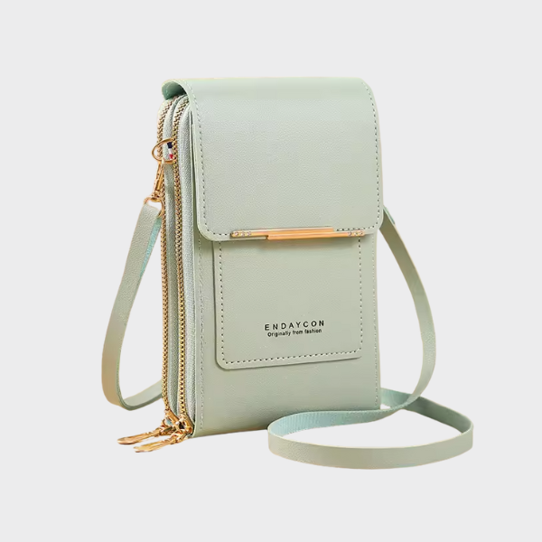 Anti-Diebstahl-Umhängetasche für Damen mit Handyfach