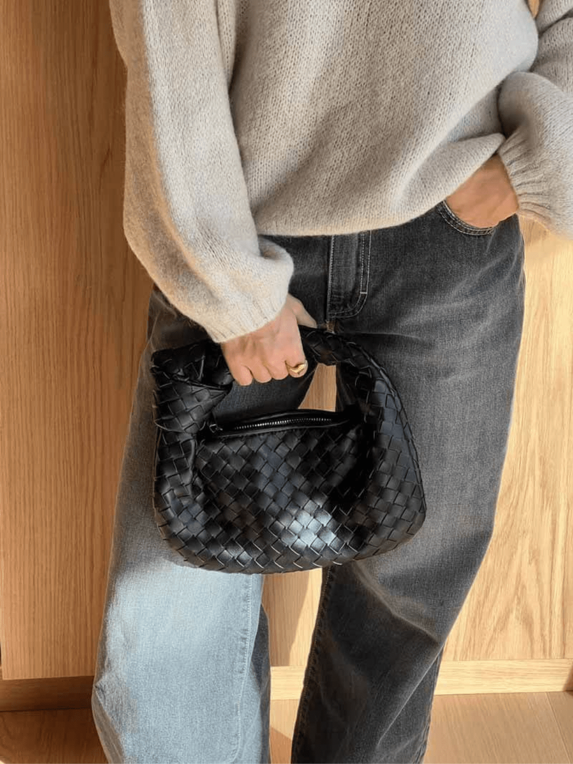 Mini-Handtasche für Damen mit Schulterriemen